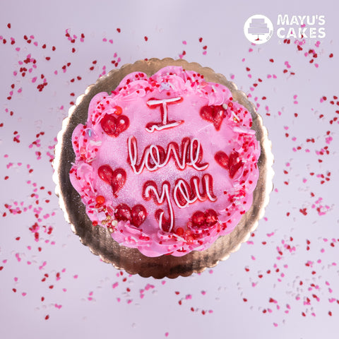 Pink & Hearts Cake