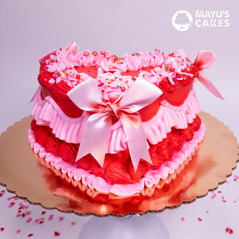 Be Mine Heart Cake