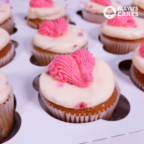 Buttercream Hearts Cupcakes