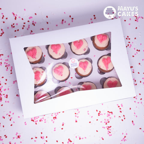 Buttercream Hearts Cupcakes