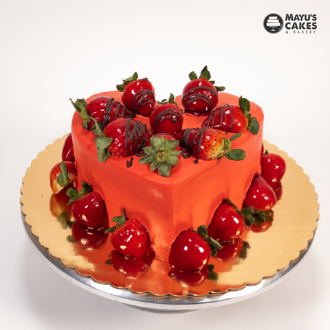 Strawberry Love Cake