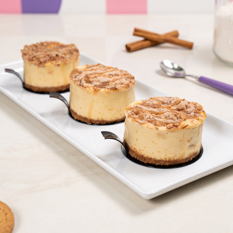 Caramel & Apple Mini Cheesecake
