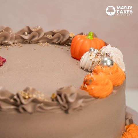 Fall Decoration Cake