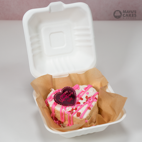 Pink Hearts Bento Cake