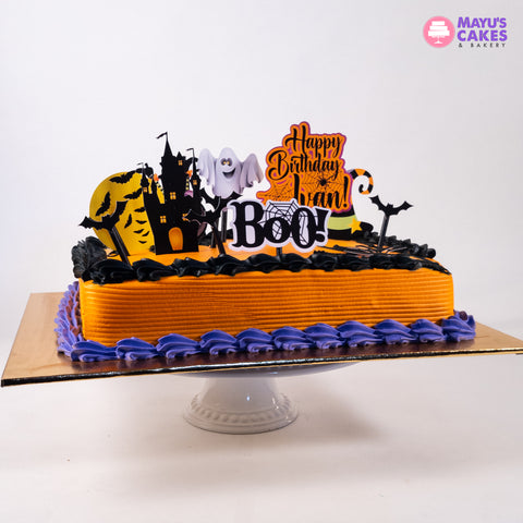 Enchanted Halloween Castle Cake