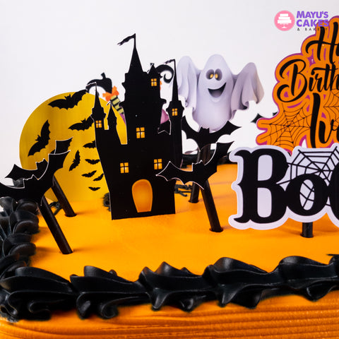 Enchanted Halloween Castle Cake