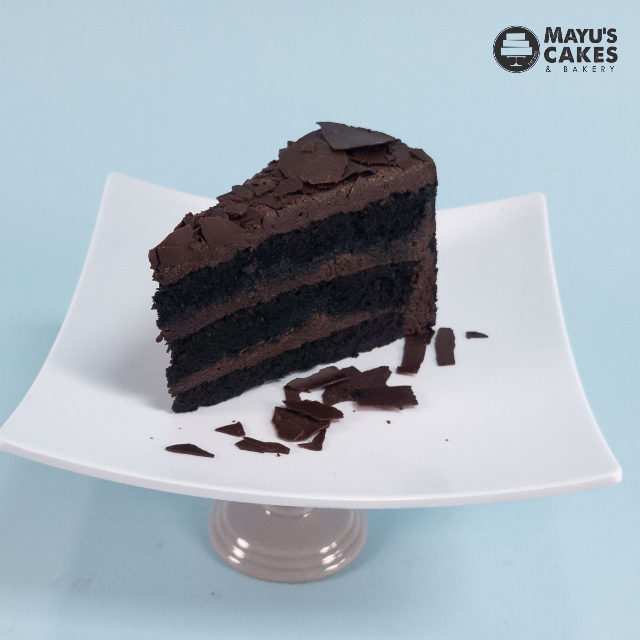 Chocolate Cake Slice Mayu
