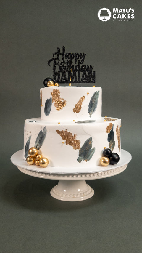 Elegant Two-Tier Cake