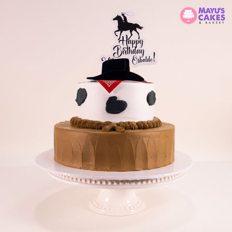 Cow Print & Hat Cake