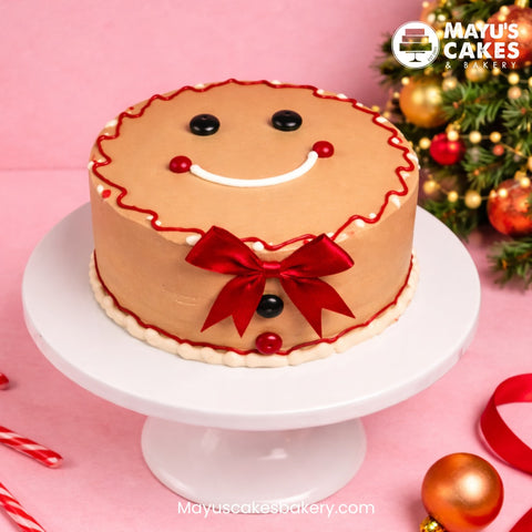 Gingerbread Cookie Cake