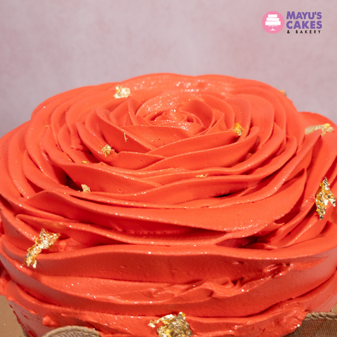 Red Rose Cake